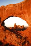 View of Turret Arch Thru North Window Arch 1993