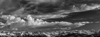 Summer Clouds over Mountains