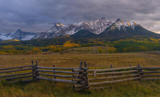 Last Light on Peaks Before Night