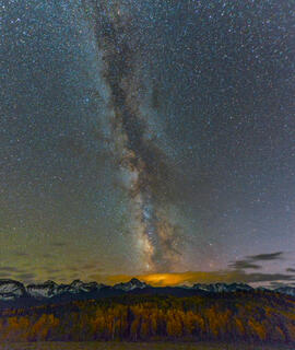 Milky Way over Dallas Divide