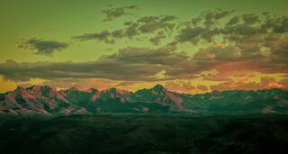 Dallas Divide Summer Sunset