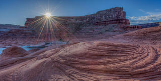 Afternoon Starburst at Lake Powell
