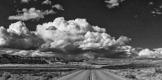 Motorcycle Against Utah sky