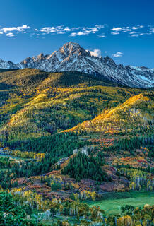 First light of Morning on Mt. Sneffels