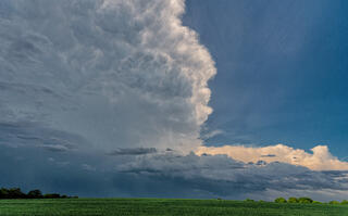 Passing morning storm