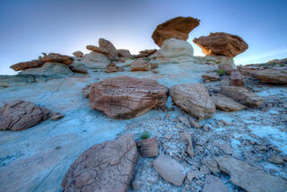 Bathed in Blue Moments Before Sunrise