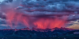 Sunset Storm Over the Cimarron Range