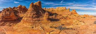 Unreal Landscape of South Coyote Buttes 